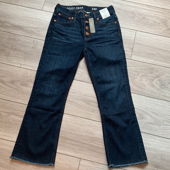 NWT J. Crew 9” Billie Demi Boot Crop Jeans - Picture 5 of 8